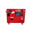 Gerador a Gasolina 8KVA - Cabinado - Vermelho